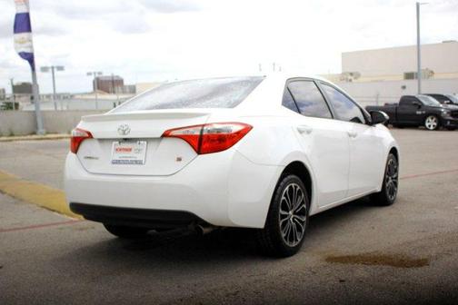 Super White 2015 Toyota Corolla S Plus
