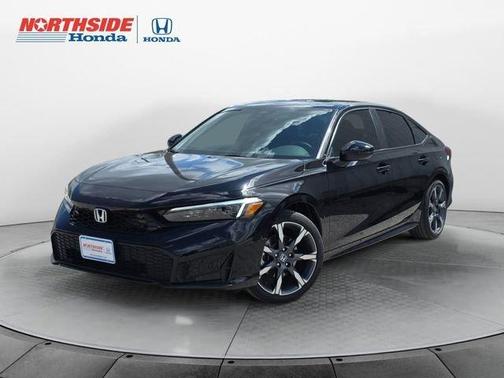 Crystal Black Pearl 2026 Honda Civic Hybrid Sport Touring