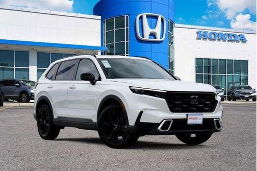 Platinum White Pearl 2026 Honda CR-V Hybrid Sport Touring