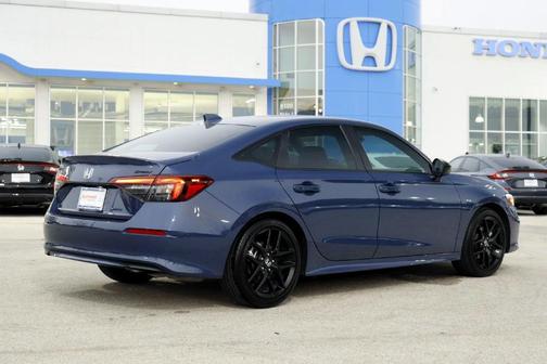 Blue 2026 Honda Civic Hybrid