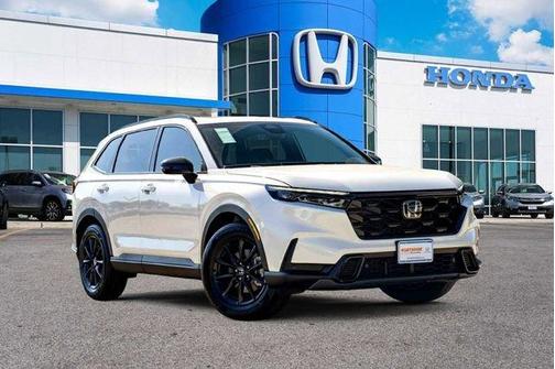 Platinum White Pearl 2026 Honda CR-V Hybrid Sport-L
