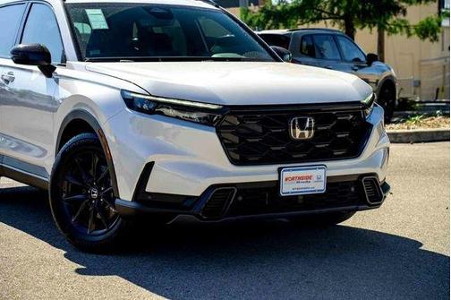Platinum White Pearl 2026 Honda CR-V Hybrid Sport-L