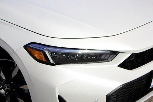 Platinum White Pearl 2026 Honda Civic Hybrid Sport Touring