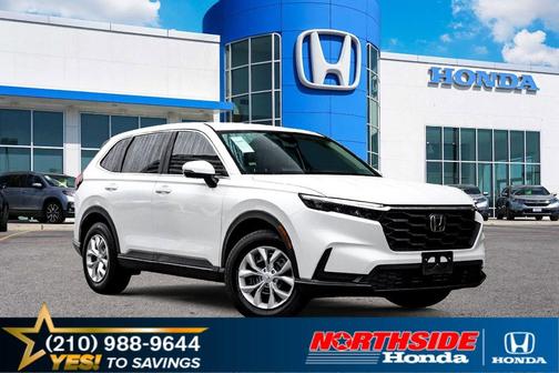 Platinum White Pearl 2025 Honda CR-V LX