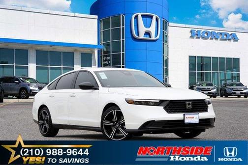 Platinum White Pearl 2026 Honda Accord Hybrid Sport