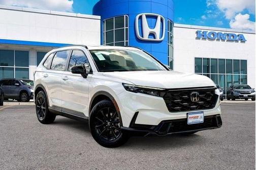 Platinum White Pearl 2026 Honda CR-V Hybrid Sport