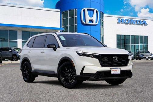 Platinum White Pearl 2026 Honda CR-V Hybrid Sport-L