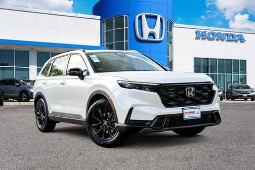 Platinum White Pearl 2026 Honda CR-V Hybrid Sport-L