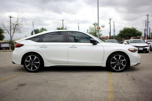 Platinum White Pearl 2026 Honda Civic Hybrid Sport Touring