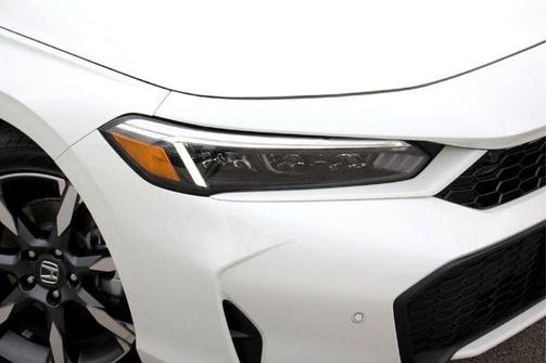 Platinum White Pearl 2026 Honda Civic Hybrid Sport Touring