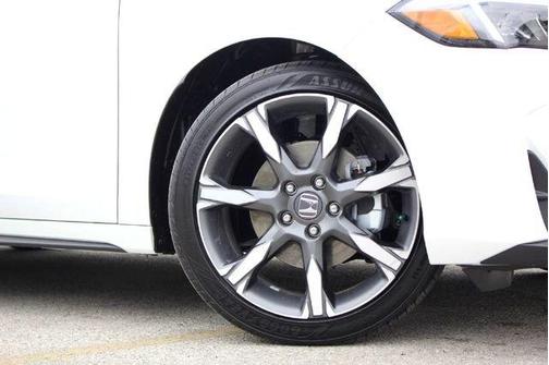 Platinum White Pearl 2026 Honda Civic Hybrid Sport Touring