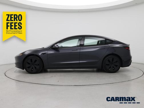 Gray 2025 Tesla Model 3 Long Range