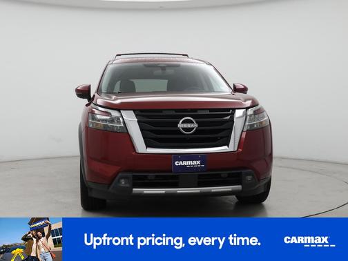 Red 2022 Nissan Pathfinder Platinum