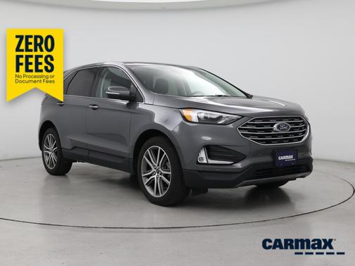 Gray 2022 Ford Edge Titanium