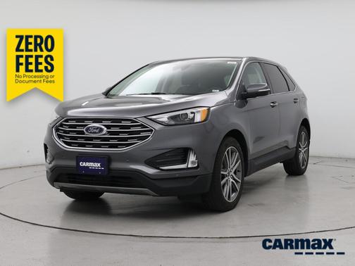 Gray 2022 Ford Edge Titanium