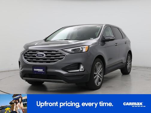 Gray 2022 Ford Edge Titanium