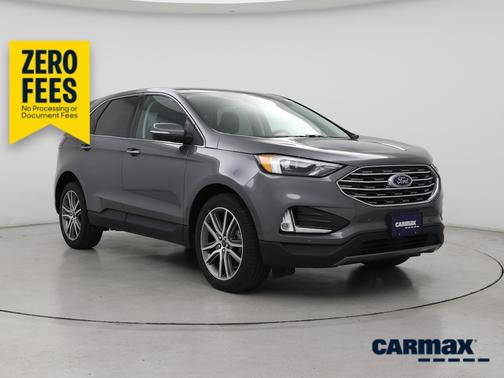 Gray 2022 Ford Edge Titanium
