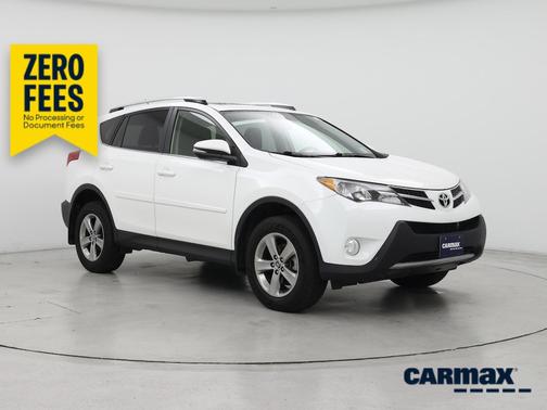 White 2015 Toyota RAV4 XLE