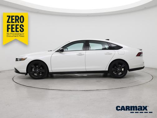 White 2024 Honda Accord Hybrid Sport-L