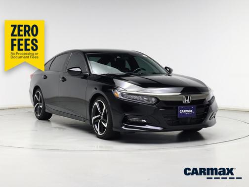 Black 2018 Honda Accord Sport