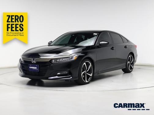 Black 2018 Honda Accord Sport