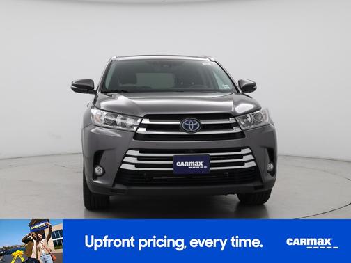 Gray 2018 Toyota Highlander Hybrid Limited Platinum