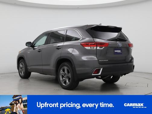 Gray 2018 Toyota Highlander Hybrid Limited Platinum