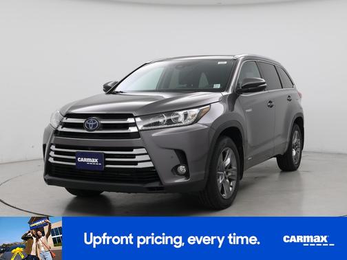 Gray 2018 Toyota Highlander Hybrid Limited Platinum