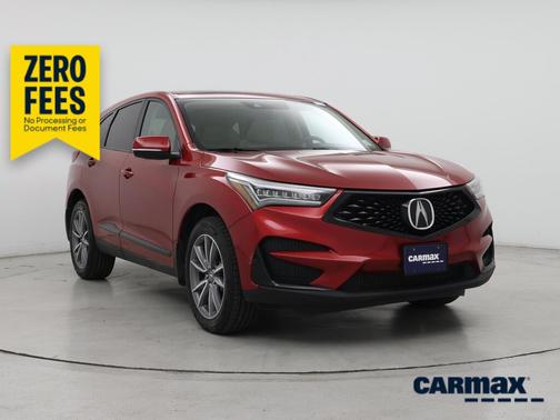 Red 2019 Acura RDX