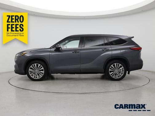 Gray 2023 Toyota Highlander Platinum