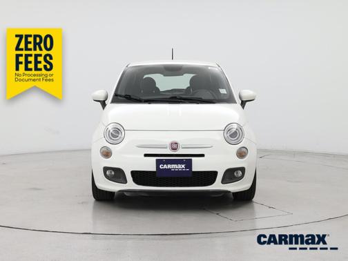 White 2015 FIAT 500 Sport