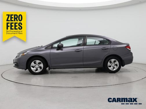 Gray 2015 Honda Civic LX