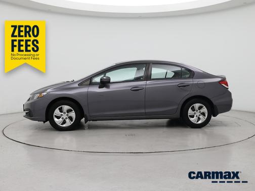 Gray 2015 Honda Civic LX