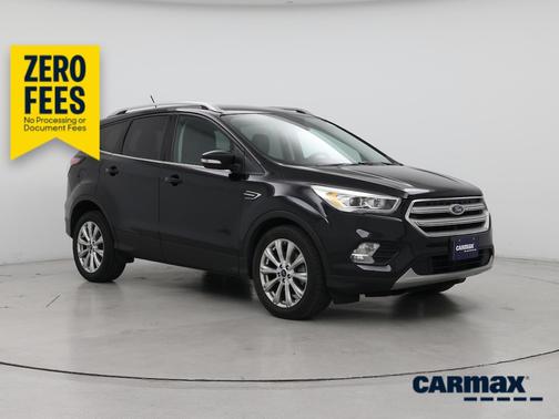 Black 2018 Ford Escape Titanium