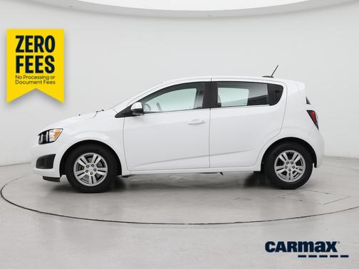 White 2015 Chevrolet Sonic LT