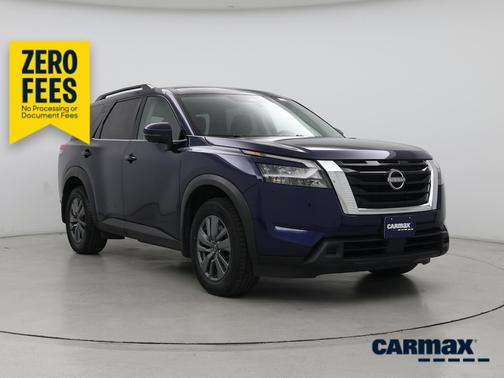 Blue 2024 Nissan Pathfinder SV