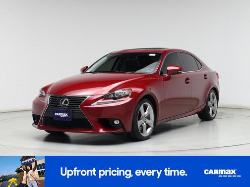 Red 2015 Lexus IS 350