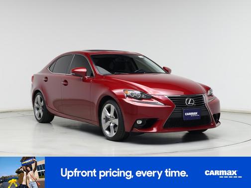 Red 2015 Lexus IS 350