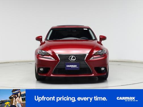Red 2015 Lexus IS 350