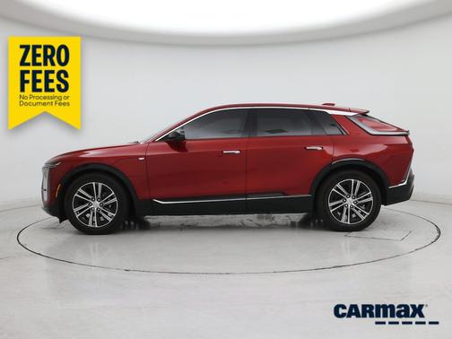 Red 2025 Cadillac LYRIQ Luxury 2
