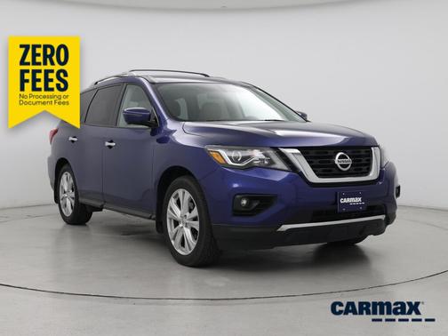 Blue 2018 Nissan Pathfinder SL
