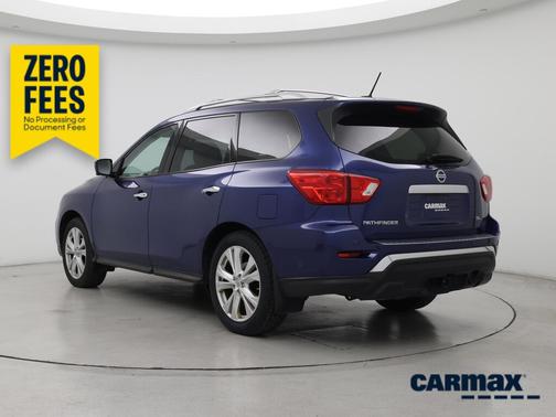 Blue 2018 Nissan Pathfinder SL