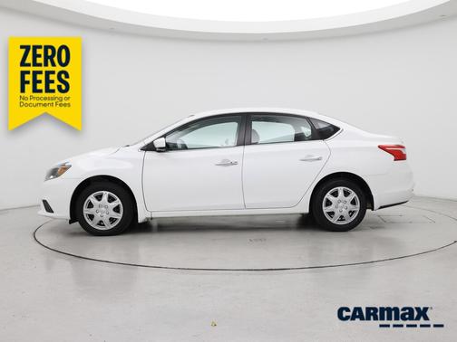 White 2016 Nissan Sentra SV