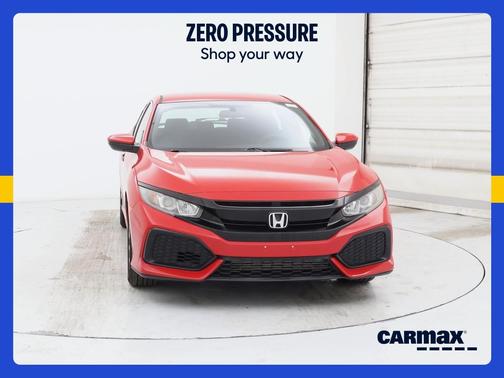 Red 2017 Honda Civic LX