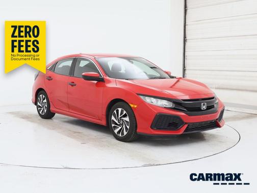Red 2017 Honda Civic LX
