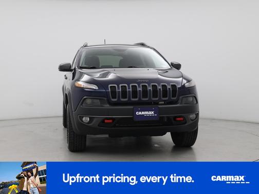Blue 2018 Jeep Cherokee Trailhawk