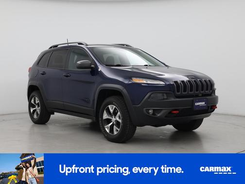 Blue 2018 Jeep Cherokee Trailhawk