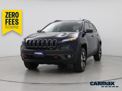 Blue 2018 Jeep Cherokee Trailhawk