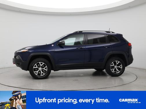 Blue 2018 Jeep Cherokee Trailhawk