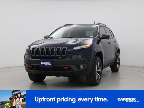 Blue 2018 Jeep Cherokee Trailhawk